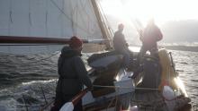 Sound of Sleat. Great boat, weather, location. I almost became a sailor.